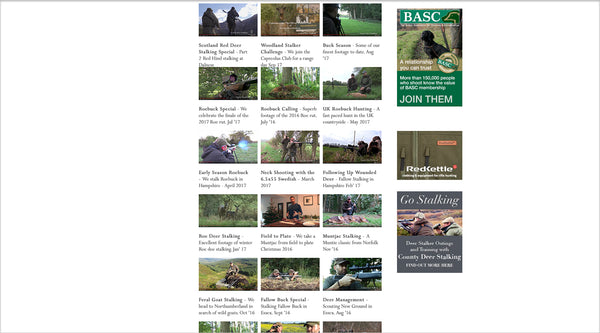 County Deer Stalking featuring the Light Ventile Hunting Jacket
