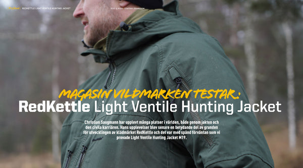 We're proud: Ventile jacket review in "Vildmarken"